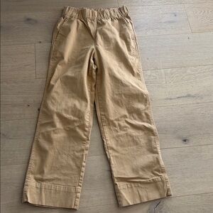 J.CREW Astrid Honey Brown Cropped Chino Pants Size XS  Pull On Classic Versatile